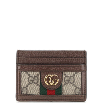 Gucci Ophidia Card Holder GG Coated Canvas