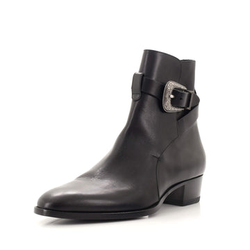 Saint Laurent Men's Wyatt Jodhpur Boots Leather