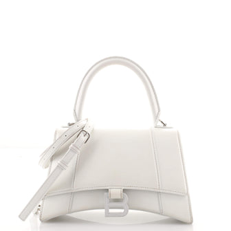 Balenciaga Hourglass Top Handle Bag Leather Small