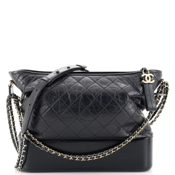 Chanel Gabrielle Hobo Quilted Aged Calfskin Large