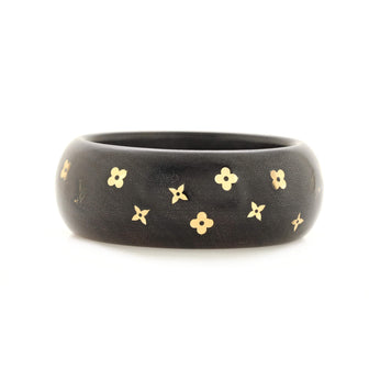 Louis Vuitton Sylvania Bangle Bracelet Wood with Metal GM