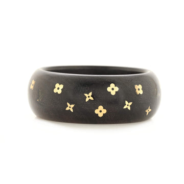 Louis Vuitton Sylvania Bangle Bracelet Wood with Metal GM