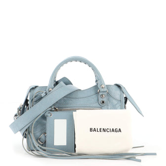 Balenciaga City Classic Studs Bag Leather Mini
