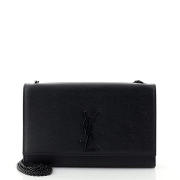 Saint Laurent Classic Monogram Crossbody Bag Grainy Leather Medium