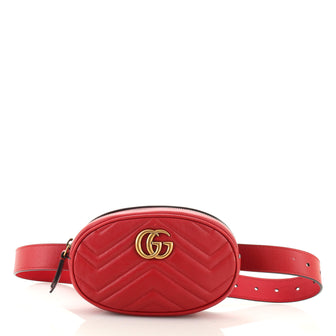 Gucci GG Marmont Belt Bag Matelasse Leather