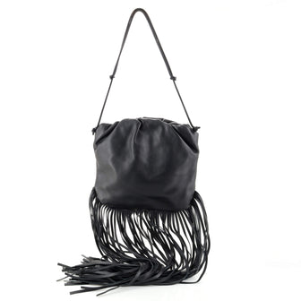 Bottega Veneta The Fringe Pouch Leather