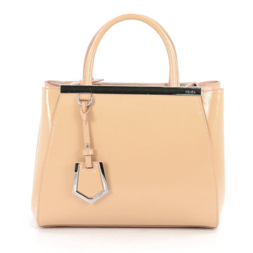 Fendi 2Jours Handbag Patent Petite Neutral 1963105