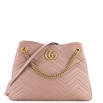 Gucci GG Marmont Chain Shoulder Bag Matelasse Leather