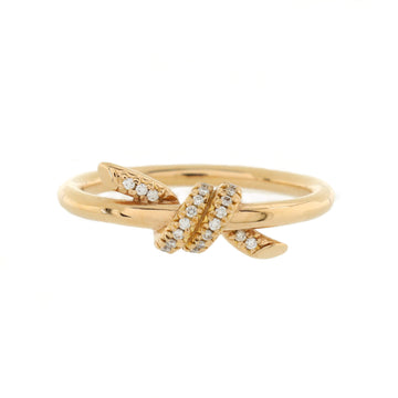 Tiffany & Co. Knot Ring 18K Yellow Gold with Diamonds