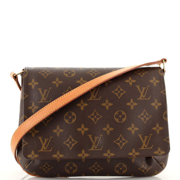 Louis Vuitton Musette Tango Handbag Monogram Canvas