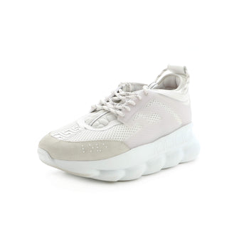 Versace Men's Chain Reaction Sneakers Mesh and Nylon with Rubber and Suede