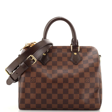 Louis Vuitton Speedy Bandouliere Bag Damier 25