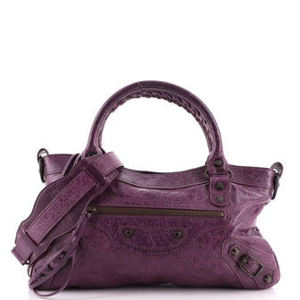Balenciaga First Classic Studs Bag Leather