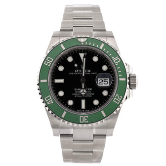 Rolex Oyster Perpetual Submariner Hulk Date Automatic Watch Stainless Steel and Cerachrom 40