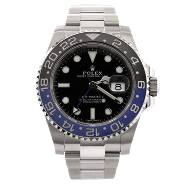 Rolex Oyster Perpetual Date GMT-Master II Batman Automatic Watch Stainless Steel and Cerachrom 40