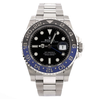 Rolex Oyster Perpetual Date GMT-Master II Batman Automatic Watch Stainless Steel and Cerachrom 40