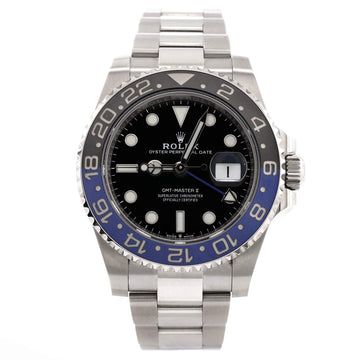 Rolex Oyster Perpetual Date GMT-Master II Batman Automatic Watch Stainless Steel and Cerachrom 40