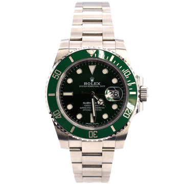 Rolex Oyster Perpetual Submariner Hulk Date Automatic Watch Stainless Steel and Cerachrom 40