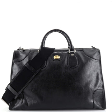 Gucci Morpheus Zip Convertible Duffle Bag Leather Medium