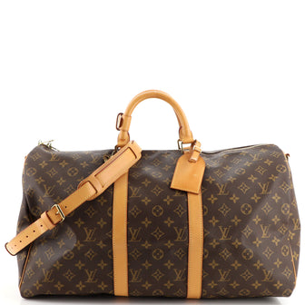 Louis Vuitton Keepall Bandouliere Bag Monogram Canvas 50