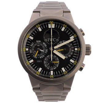IWC Schaffhausen GST Perpetual Calender Chronograph Automatic Watch Titanium 43