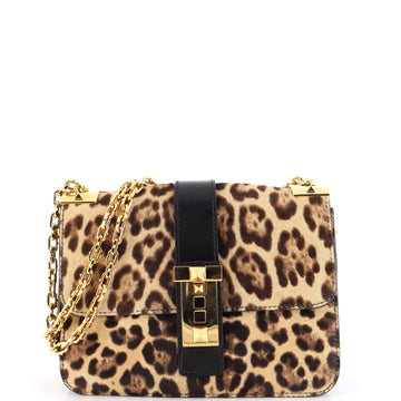 Valentino Garavani B-Rockstud Shoulder Bag Printed Calf Hair Medium