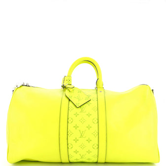 Louis Vuitton Keepall Bandouliere Bag Monogram Taigarama 50