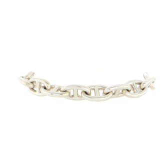 Hermes Chaine d'Ancre Enchainee Bracelet Sterling Silver Medium