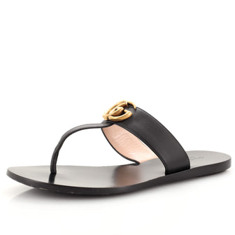Gucci Women's GG Marmont Sandals Leather