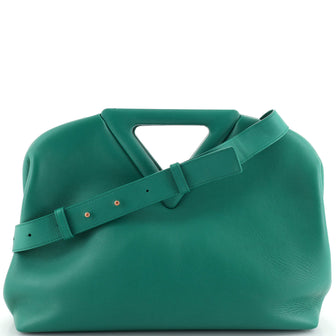 Bottega Veneta Point Shoulder Bag Leather Medium