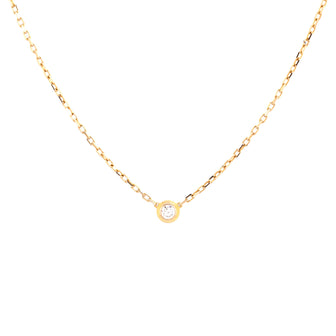 Cartier Diamants Legers Pendant Necklace 18K Yellow Gold with Diamond Small