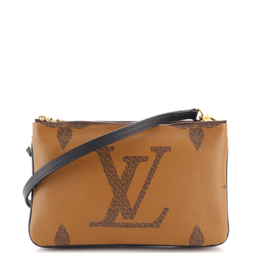 Louis Vuitton Double Zip Pochette Reverse Monogram Giant