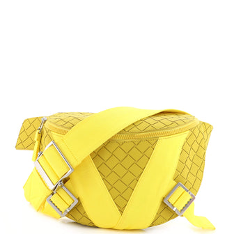 Bottega Veneta V Tape Belt Bag Rubber Intrecciato with Canvas