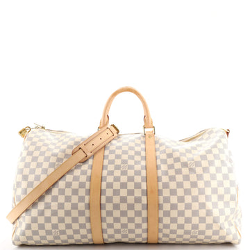 Louis Vuitton Keepall Bandouliere Bag Damier 55