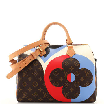 Louis Vuitton Speedy Bandouliere Bag Limited Edition Game On Monogram Canvas 30