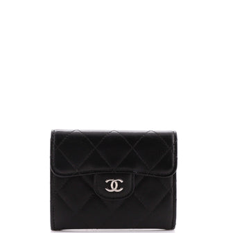 Chanel Classic Flap Card Case Quilted Lambskin