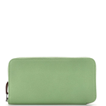 Hermes Azap Zip Around Wallet Silk'in Epsom Long
