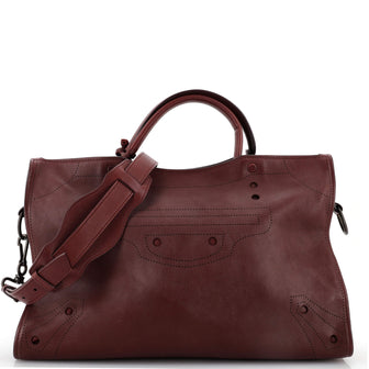 Balenciaga Blackout City Bag Leather Medium