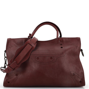 Balenciaga Blackout City Bag Leather Medium
