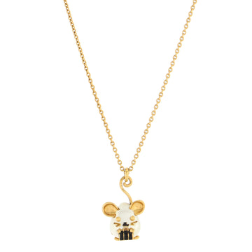 Louis Vuitton Vuittonite Pendant Necklace Metal and Enamel
