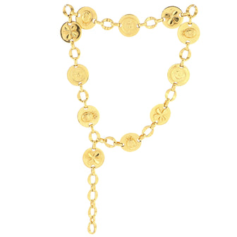 Chanel Vintage Round Lucky Charms Chain Belt Metal