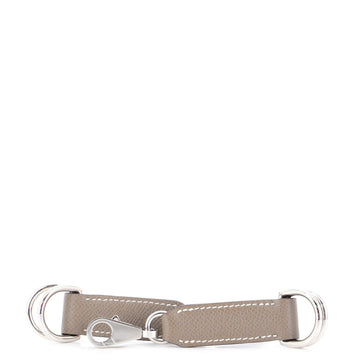 Hermes Attache Soie Bag Strap 2-Piece Set Leather