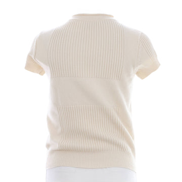 Hermes Women's H Short Sleeve Crewneck Sweater Cashmere