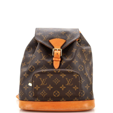 Louis Vuitton Vintage Montsouris Backpack Monogram Canvas MM