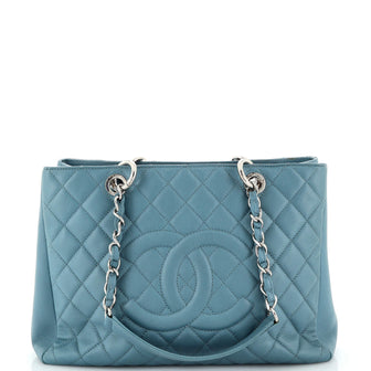 Chanel Grand Shopping Tote Quilted Caviar