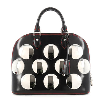 Louis Vuitton Alma Fusion Handbag Leather PM Black 2830301