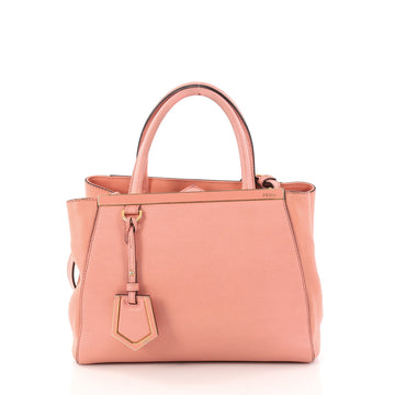 Fendi 2Jours Handbag Leather Petite Pink 2902604