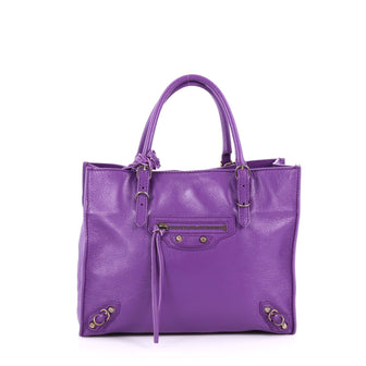 Balenciaga Papier A4 Classic Studs Handbag Leather Mini 3061201
