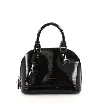Louis Vuitton Alma Handbag Electric Epi Leather BB Black 3226406
