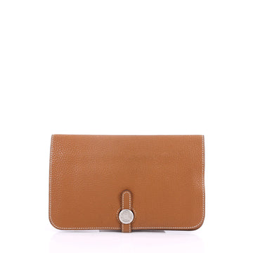 Hermes Dogon Duo Combined Wallet Leather